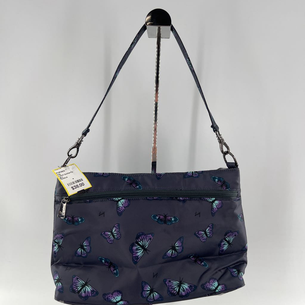 nylon butterfly crossbody