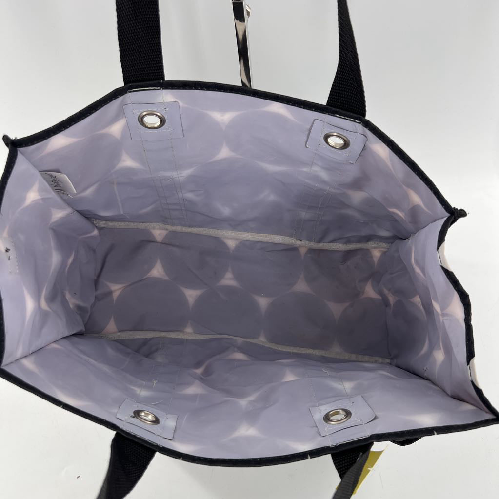 thirty-one nylon polka dot utility tote