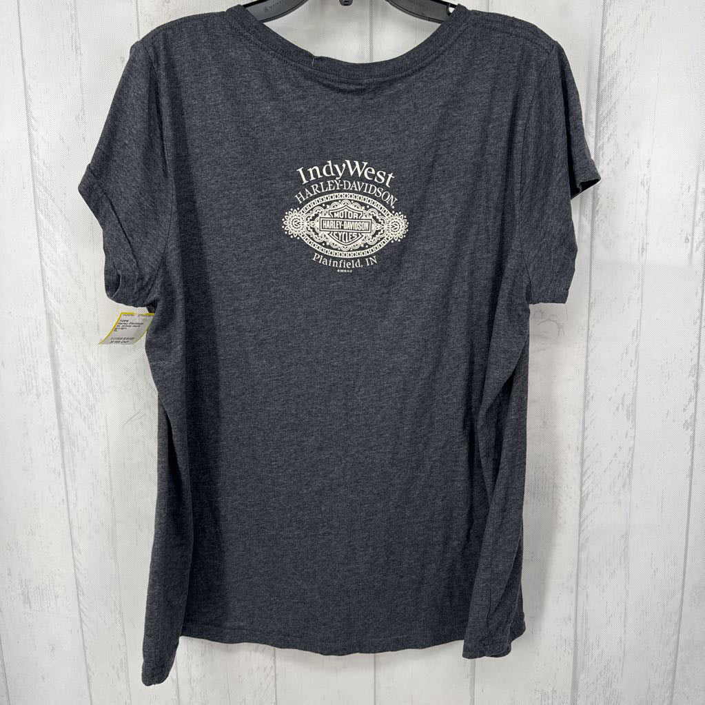 XL scoop neck graphic s/s tee-HD