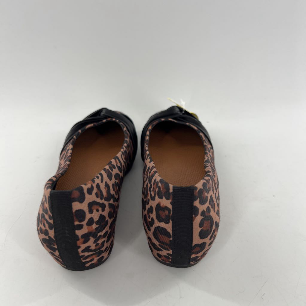 7.5 animal print slip-ons