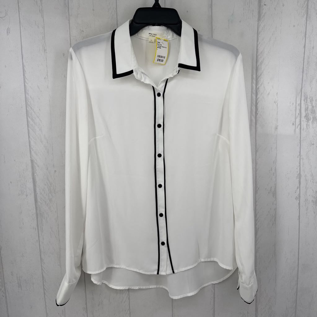 L button down l/s top