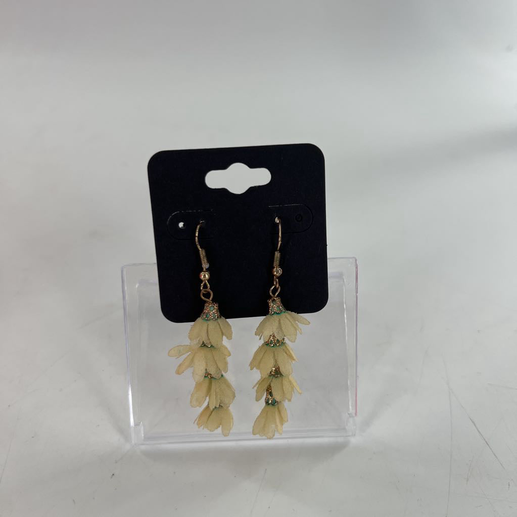 vintage flower dangle earrings