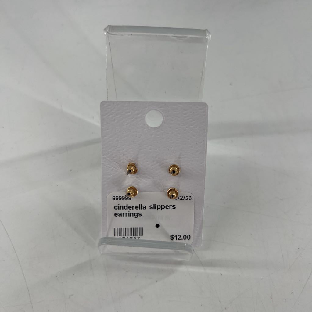 cinderella slippers earrings
