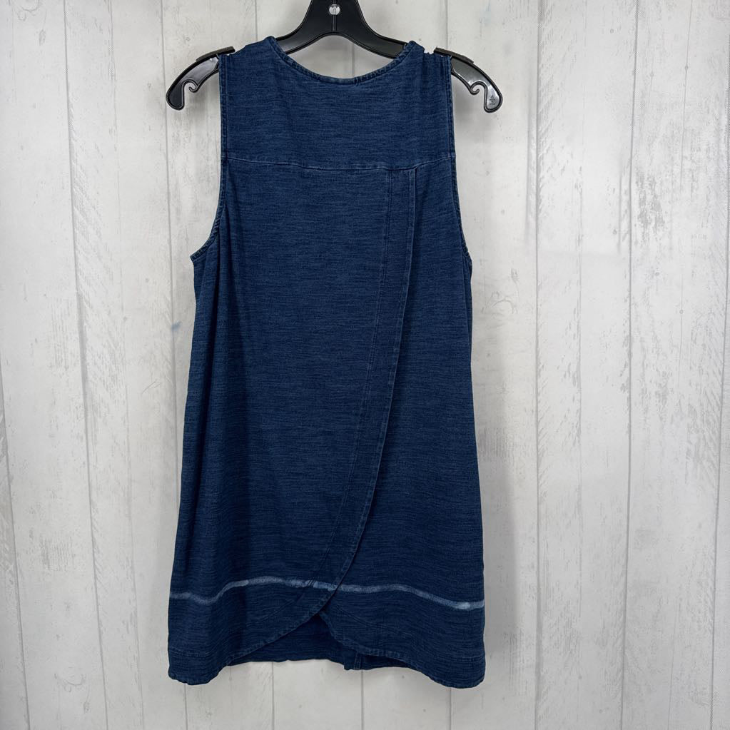 M chambray hi-lo tank