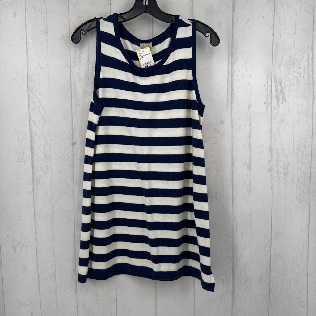 M striped knit tank