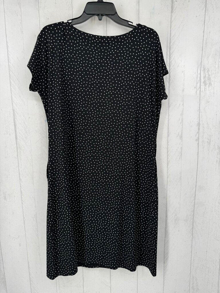 M polka dot s/s dress