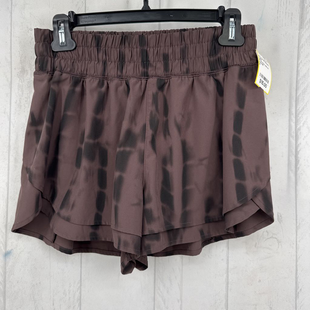 S tie-dye pull-on shorts
