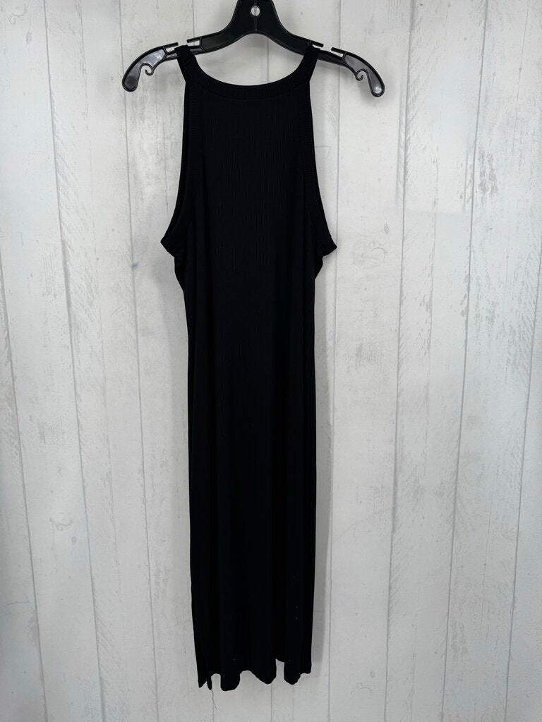 L ribbed slvls maxi dress