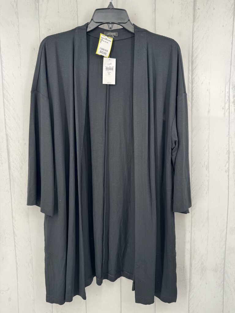 R99 XL 3/4 slv open front cardi