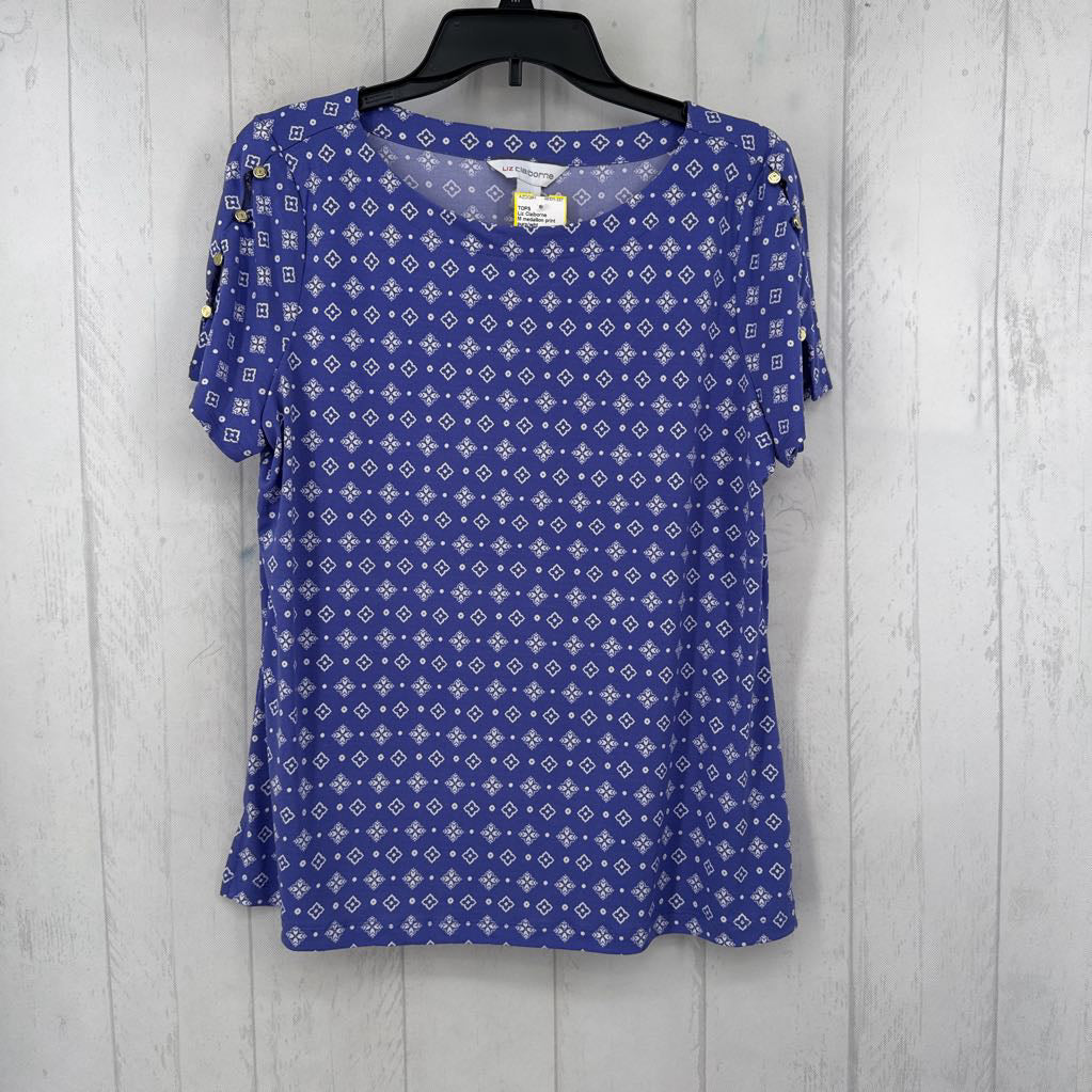M medallion print s/s tee