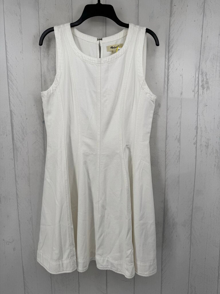 L denim a-line slvls dress
