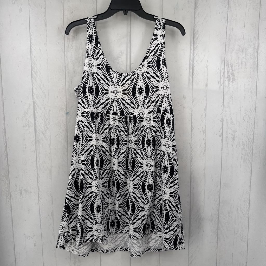 XL printed slvls dress