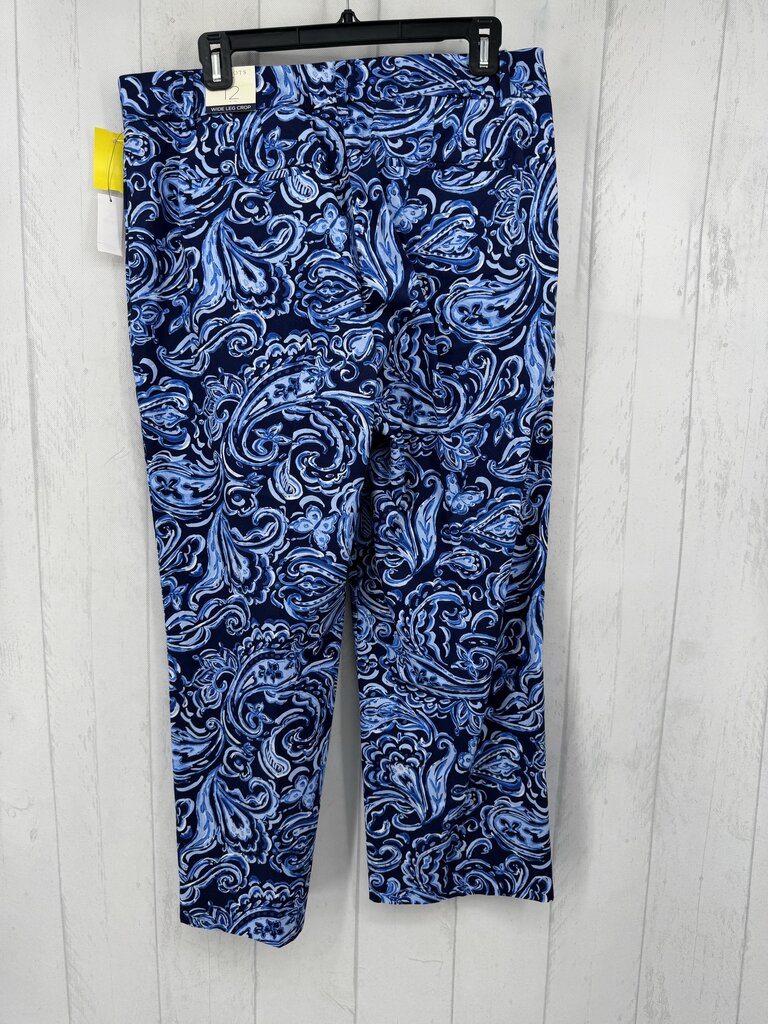 R65 12 paisley print crop pant