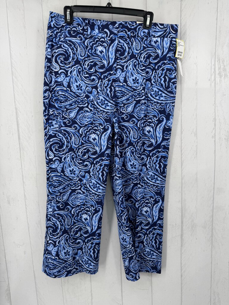 R65 12 paisley print crop pant
