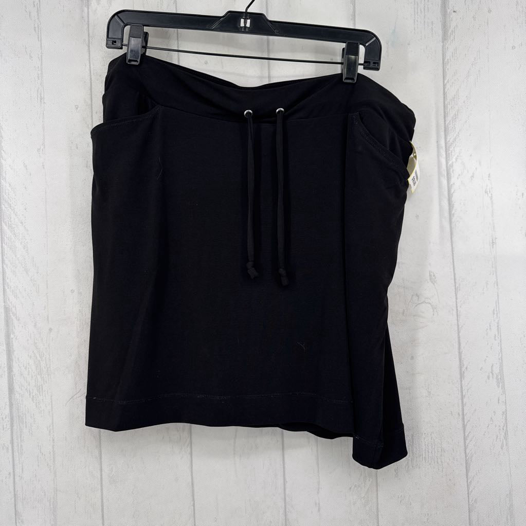 L jersey knit skort