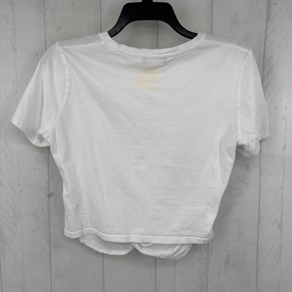 M gathered hem s/s tee