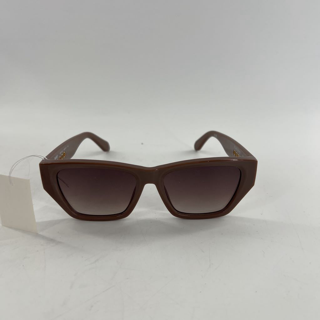 brown frame sunglasses