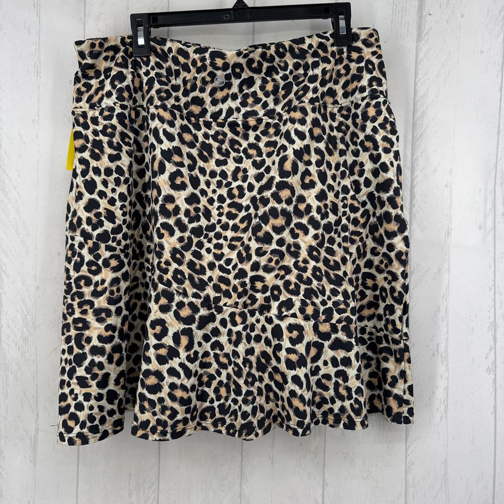 XXL animal print skort