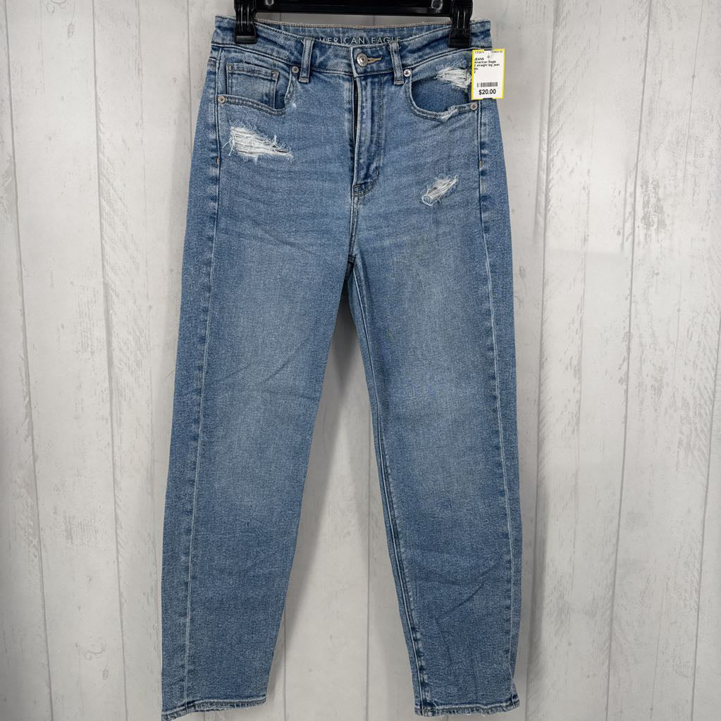 2 straight leg jean