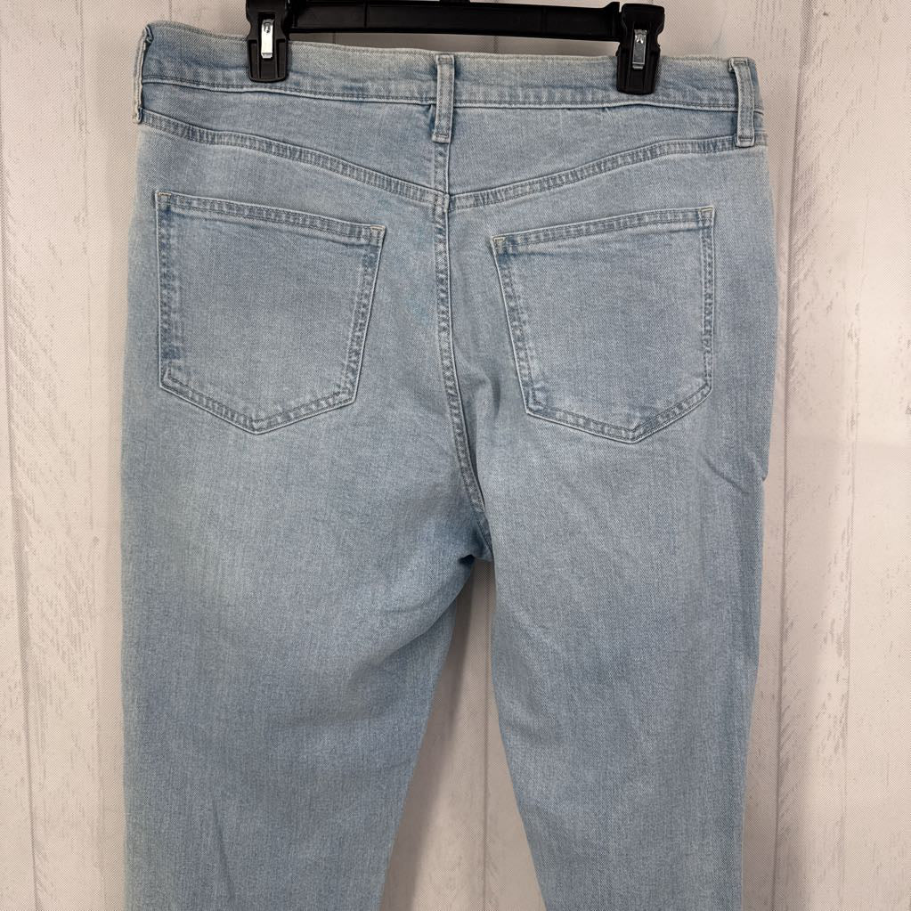 16 hi-rise straight leg jean