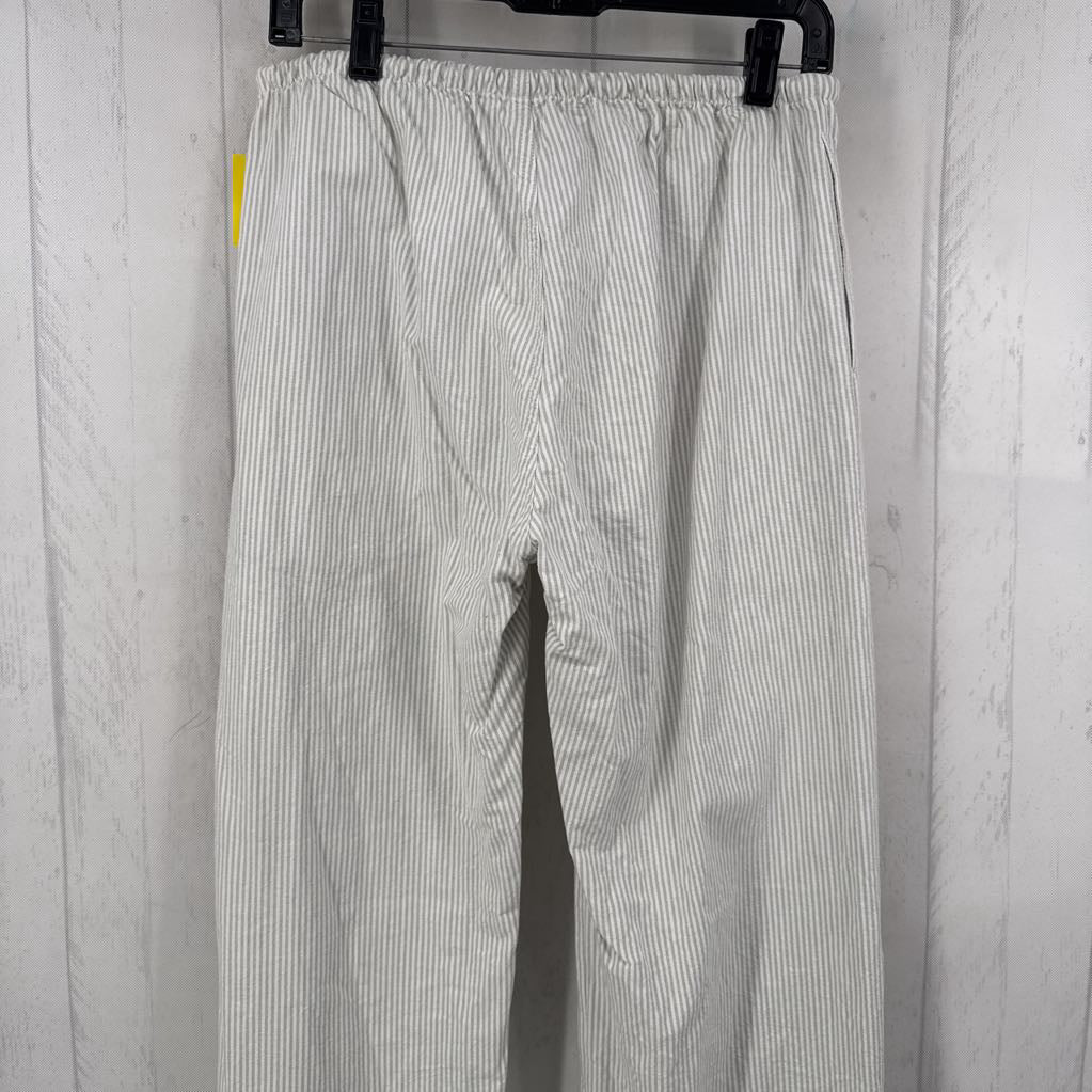 O/S striped wide leg pants