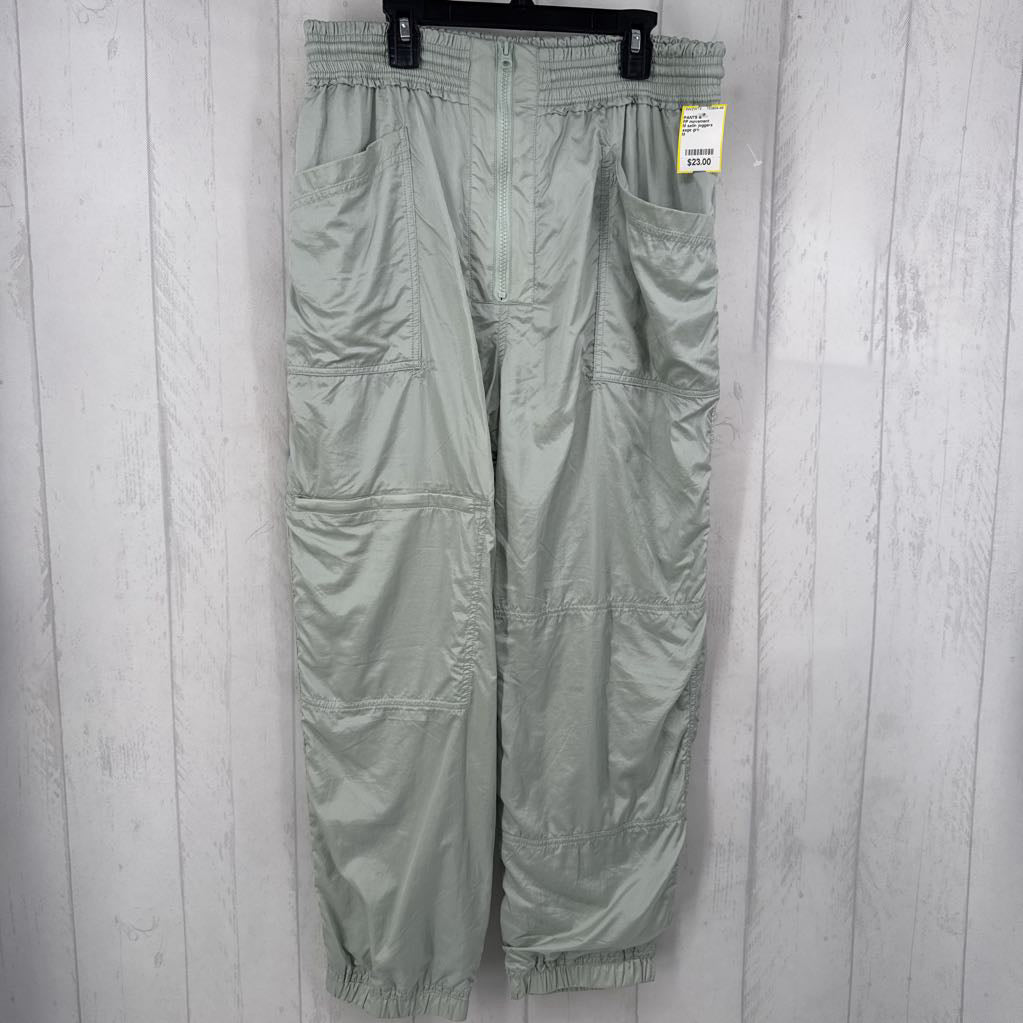 M satin joggers