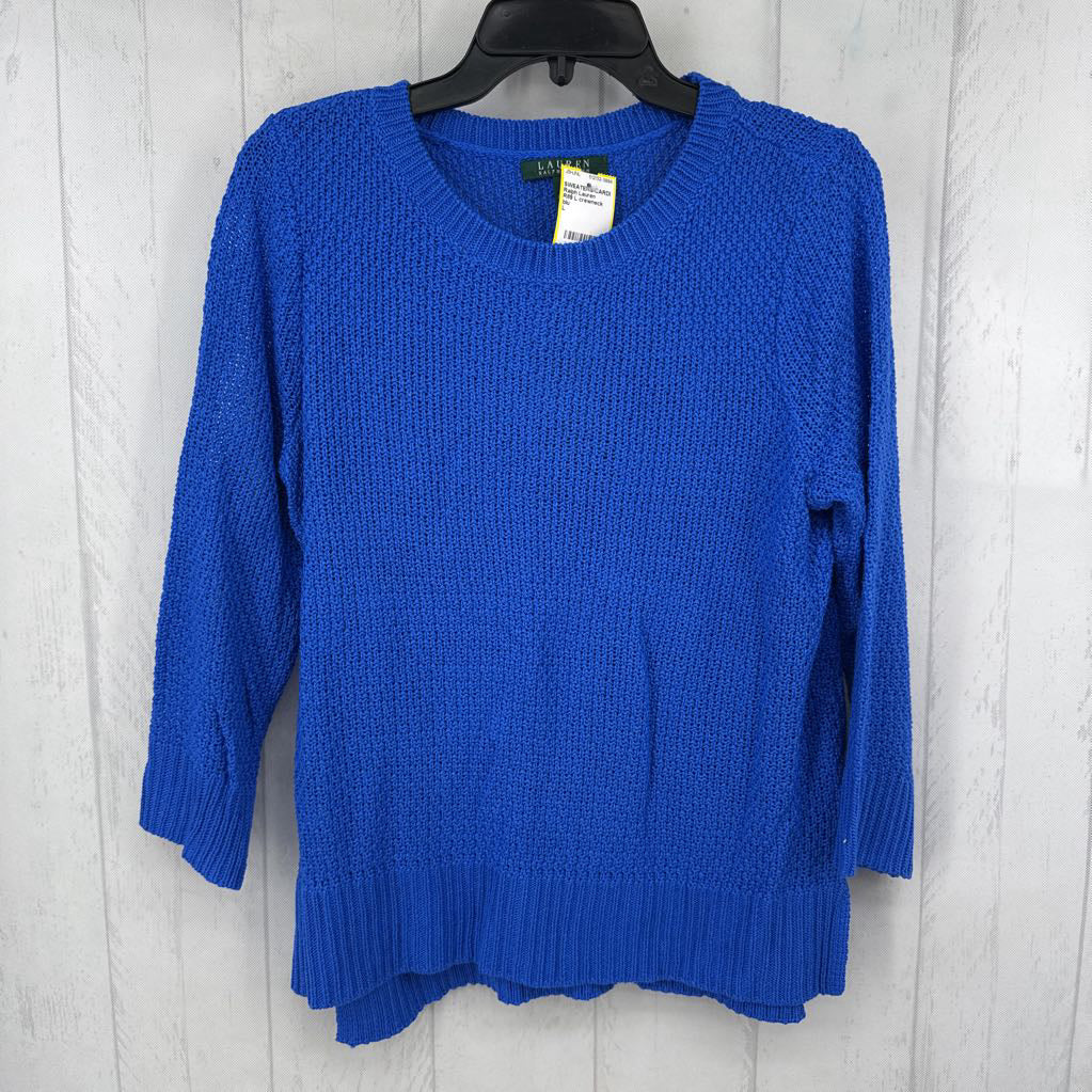 R89 L crewneck 3/4 slv sweater
