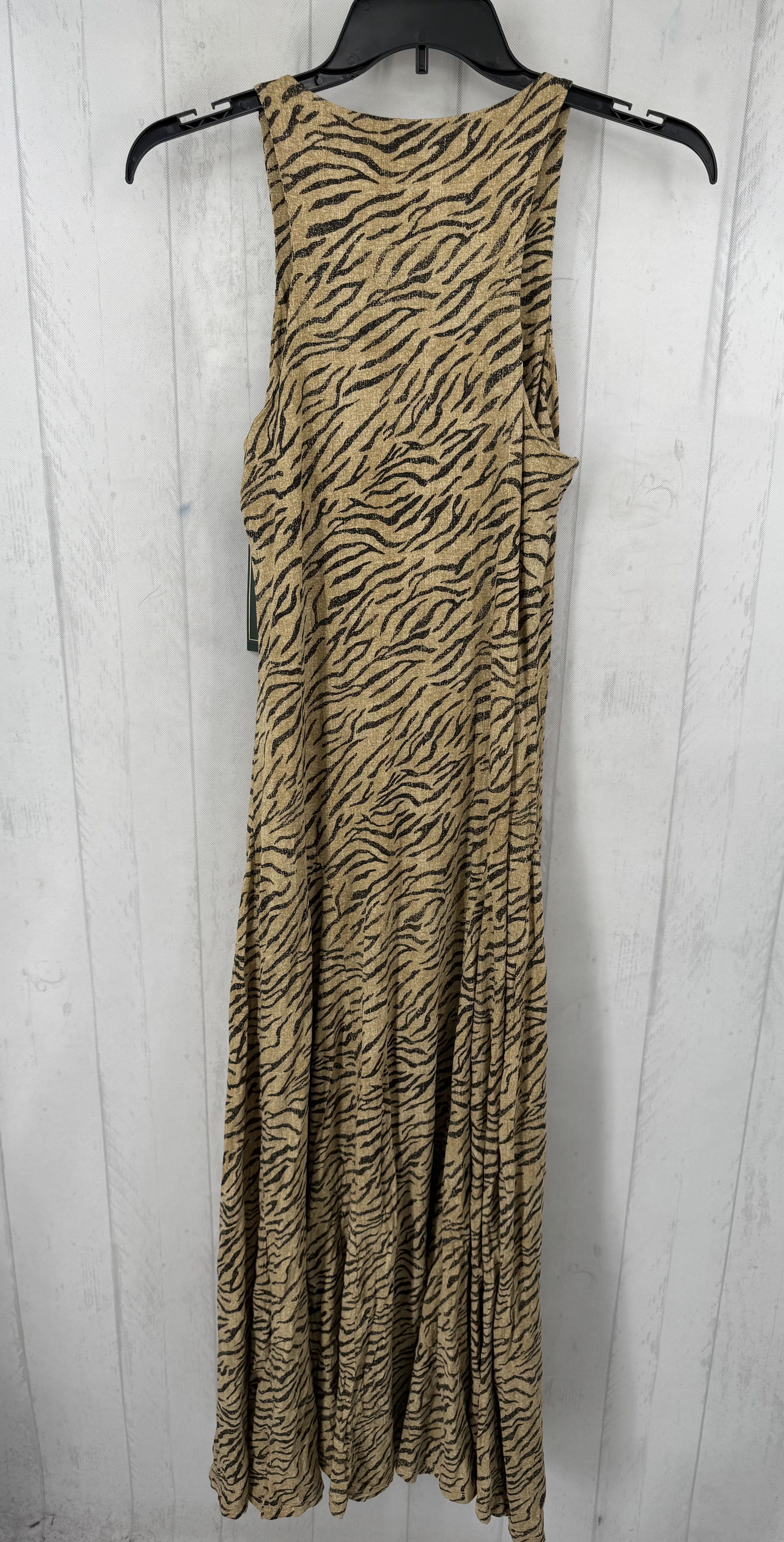 R129 M animal print slvls dress