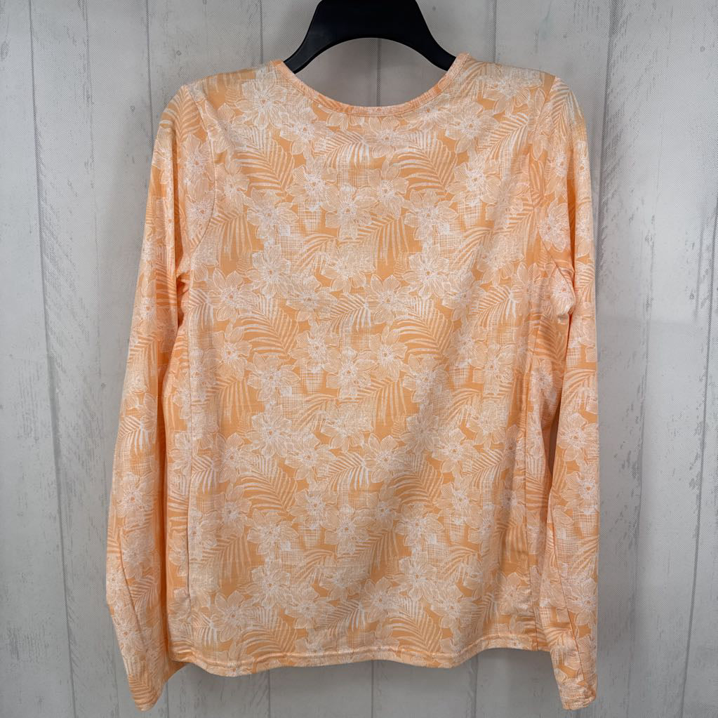 L flo print l/s tee