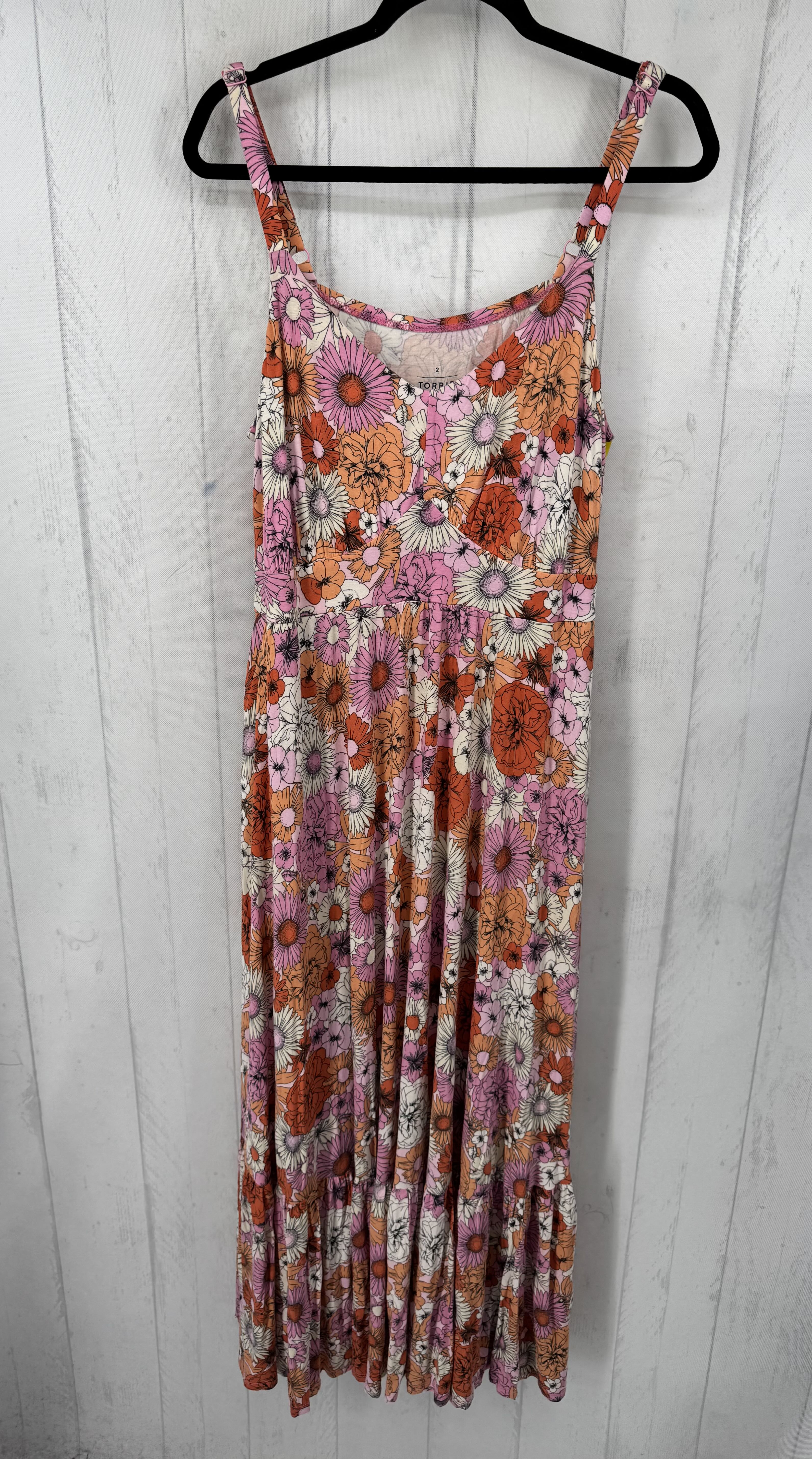 2X flo print sundress