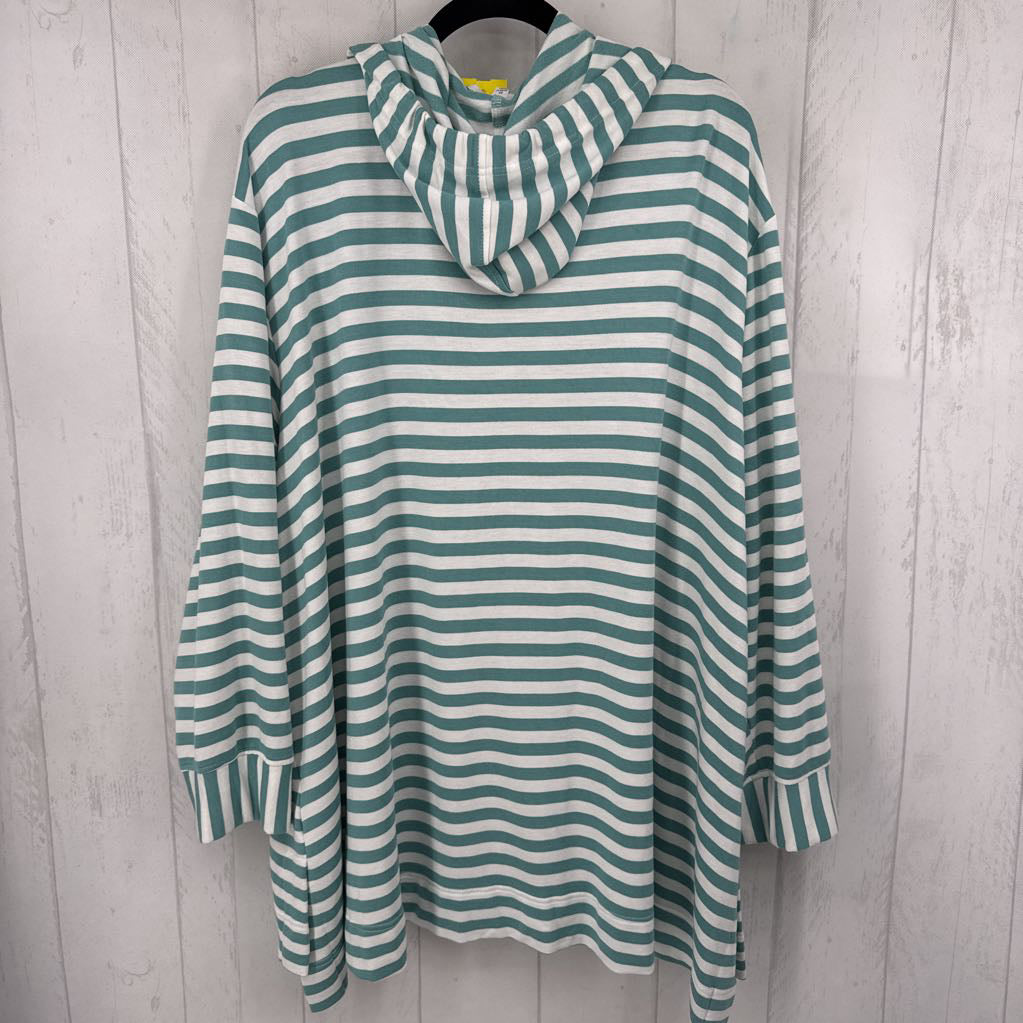 3X striped l/spullover