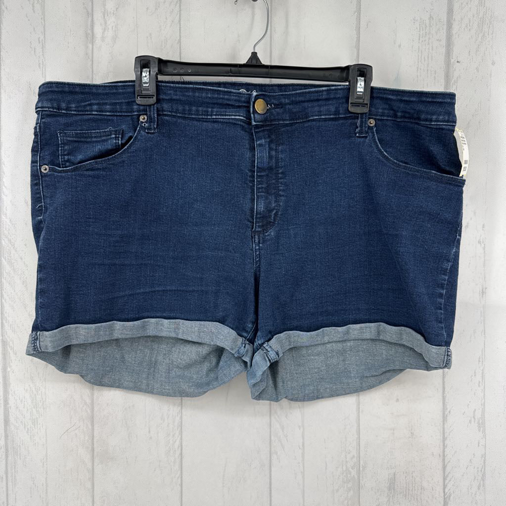 22w jean shorts