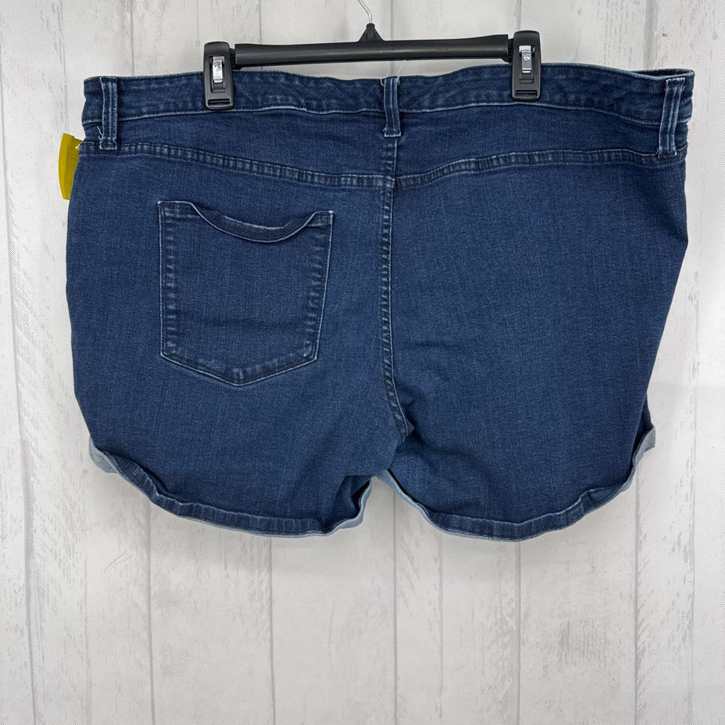 22w jean shorts