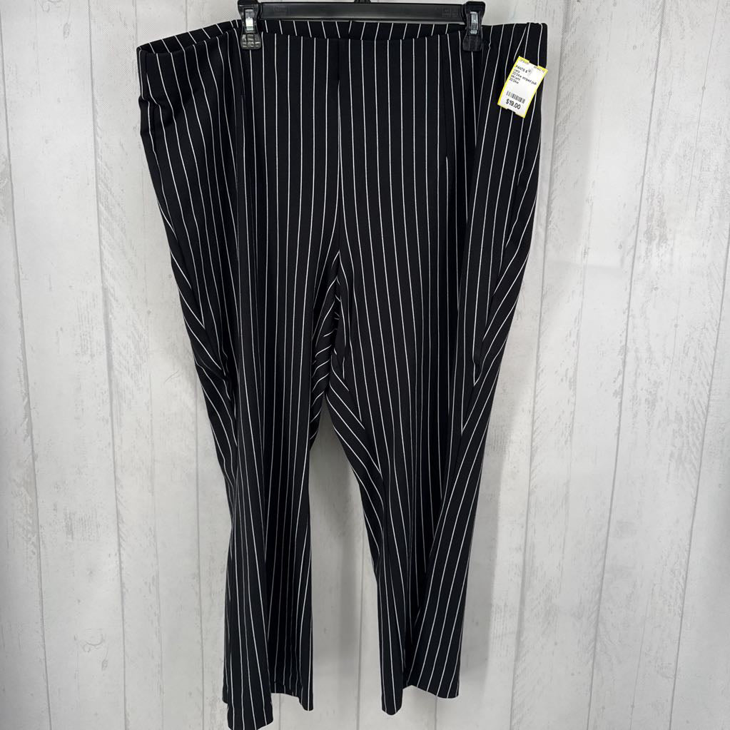 22/24w striped pull-on pant