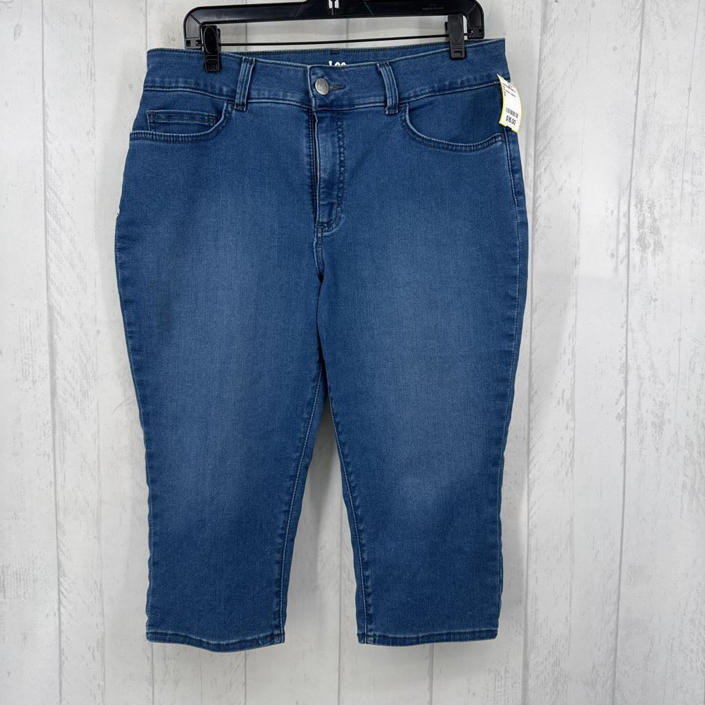 16 denim capris