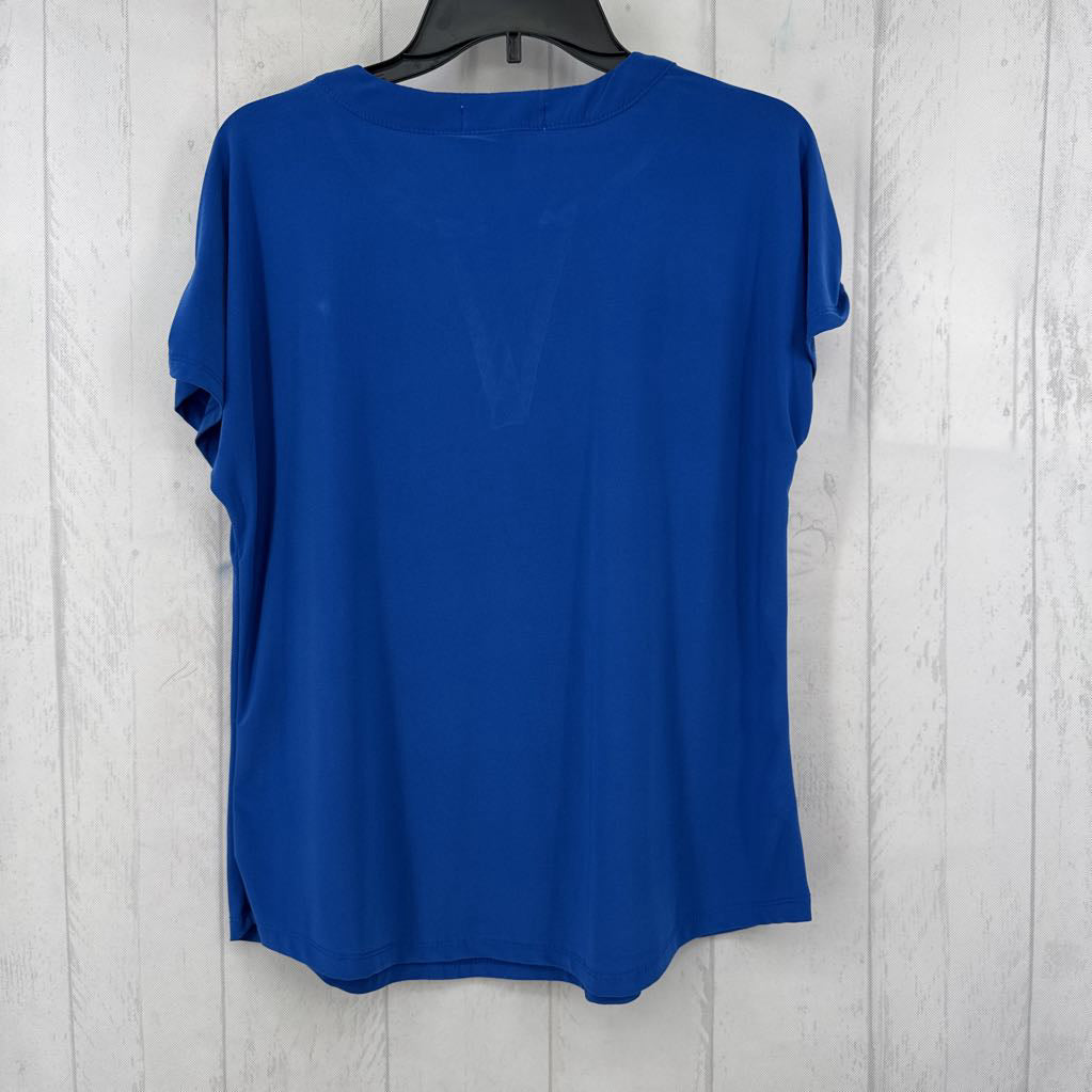 L split neck s/s top