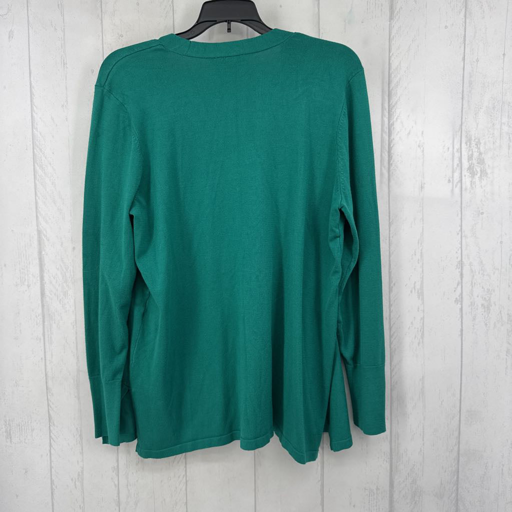 L lightweight open front cardi