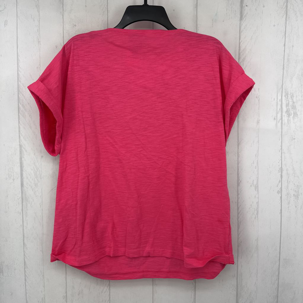 L eyelet detail s/s tee