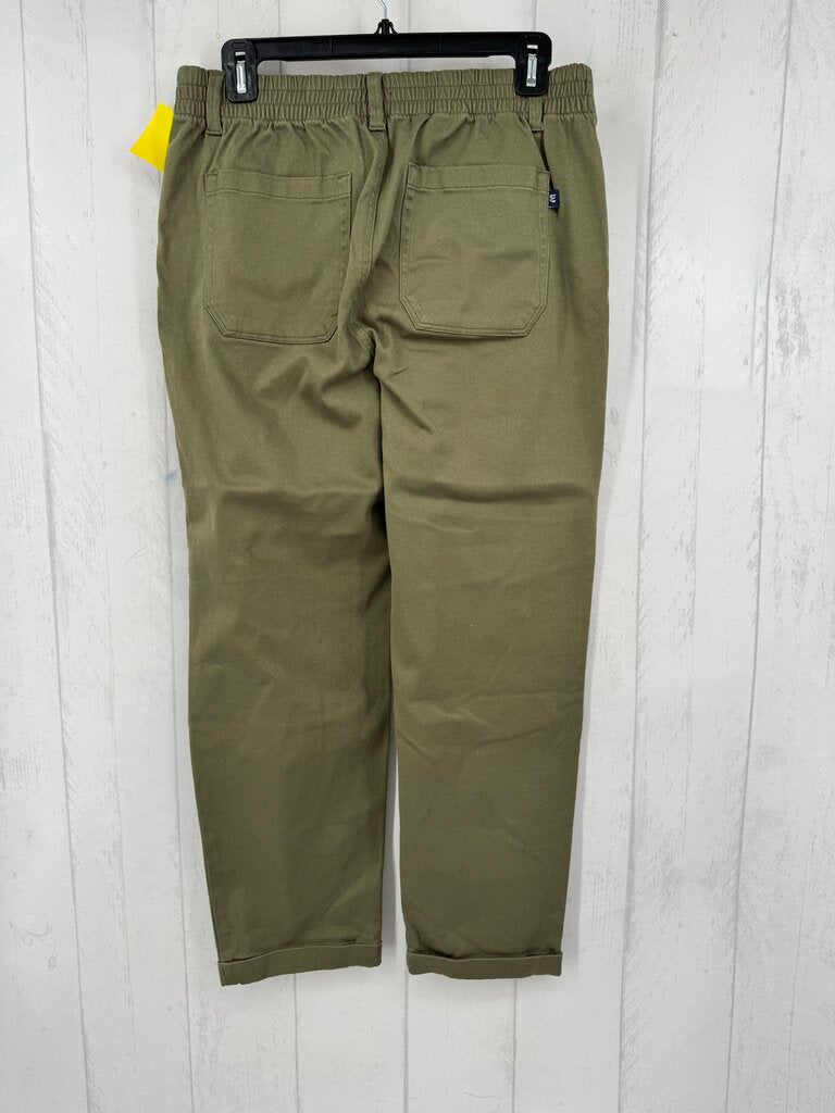 8 pull-on cuffed hem chino