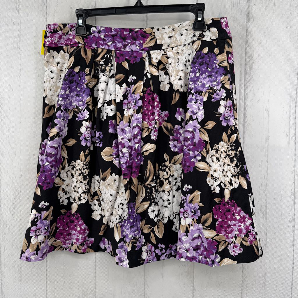 12 flo print skirt
