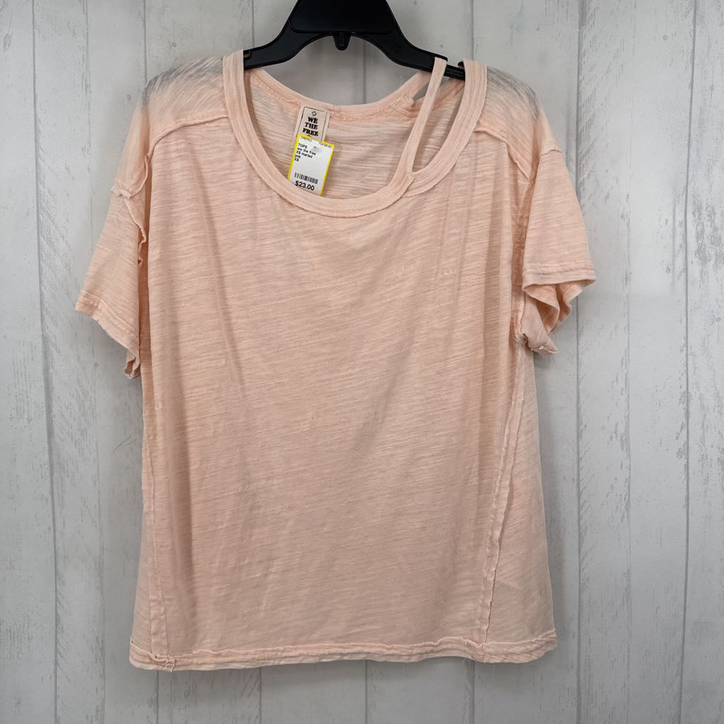 XS marled crewneck s/s tee