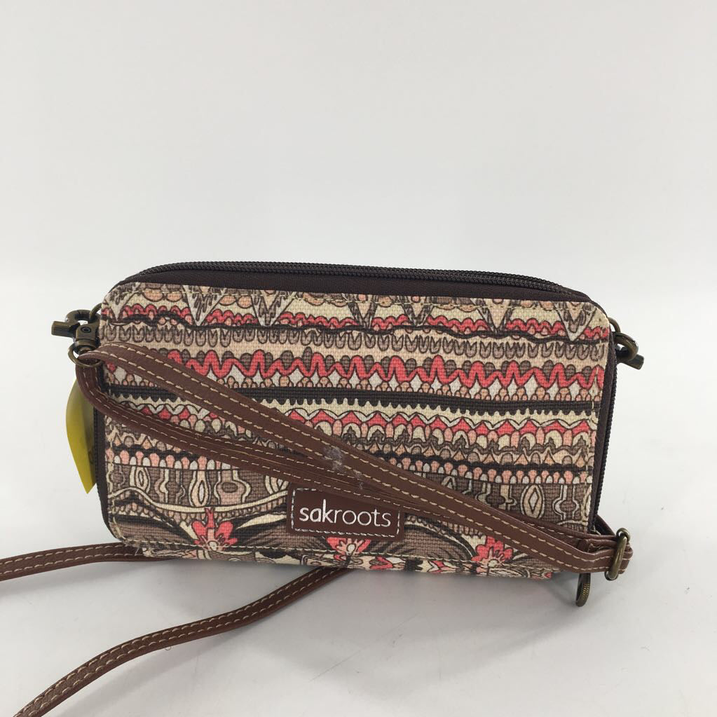 printed organizer crossbody