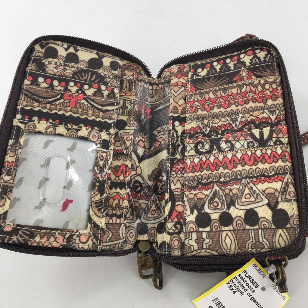 printed organizer crossbody