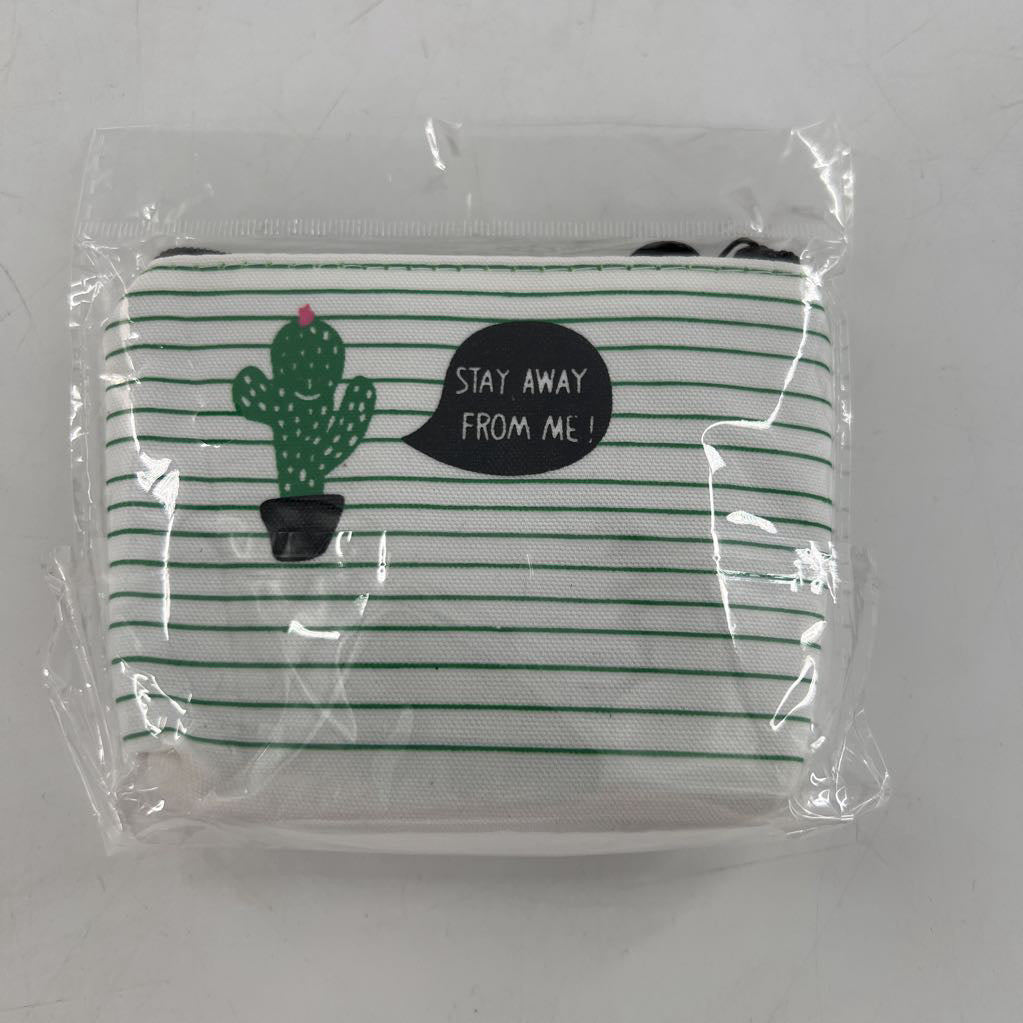 cactus print pouch