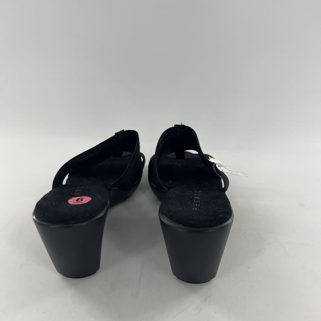 9 leather tassel mules