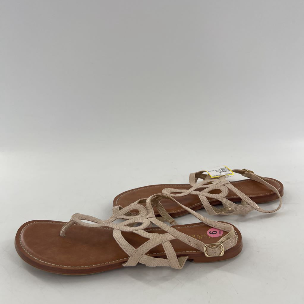 9 ankle strap thiong sandal