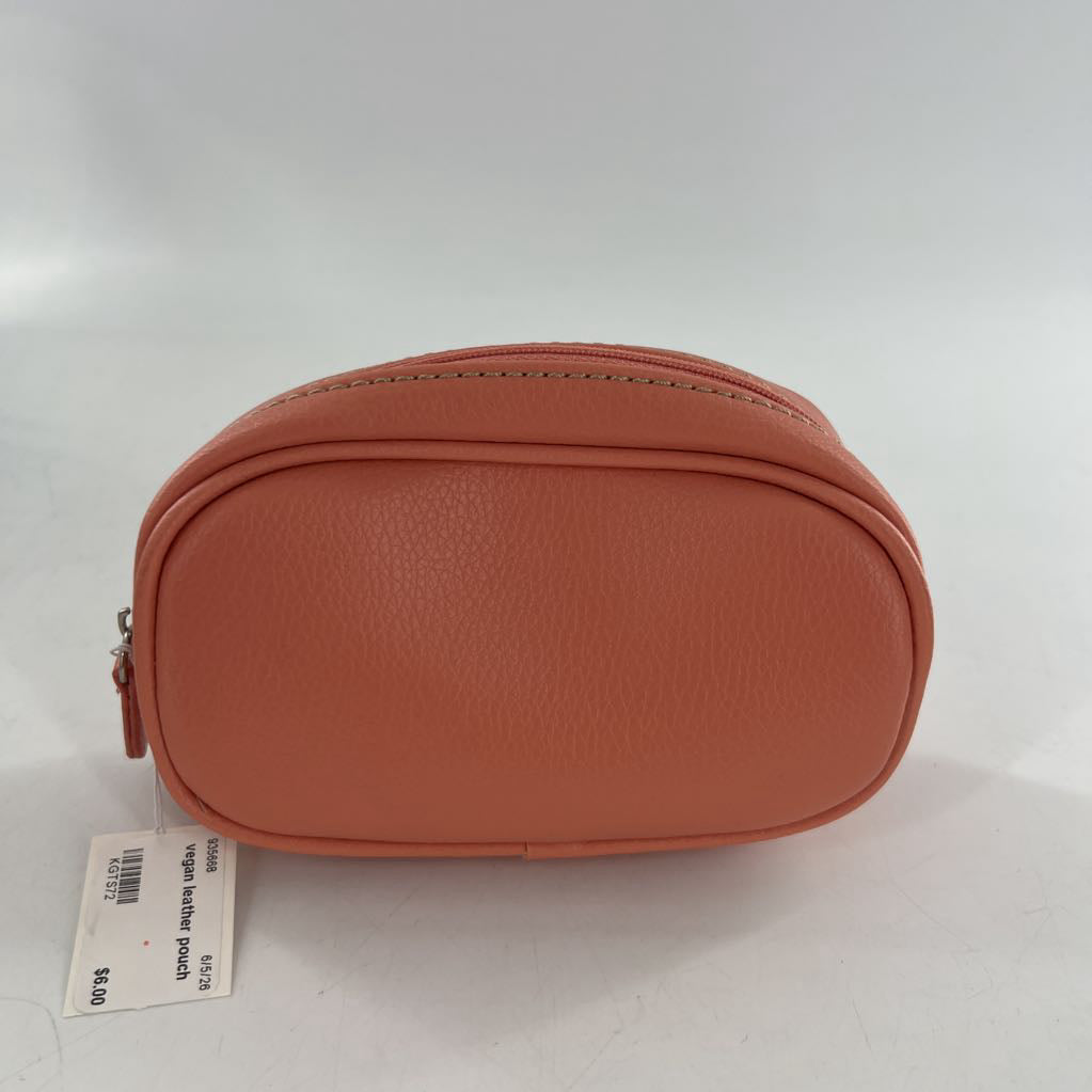 vegan leather pouch