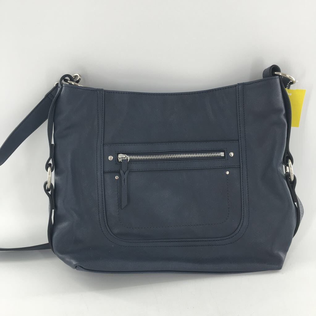 vegan leather front slip pocket crossbody