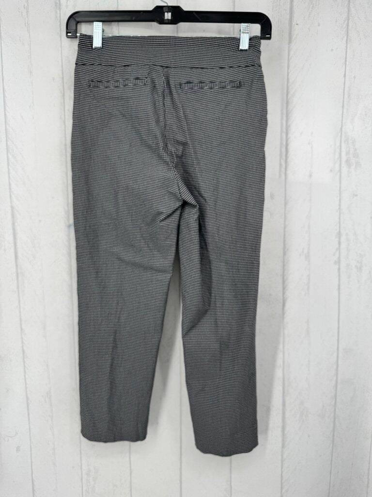 S checkered pull-on pixie pant