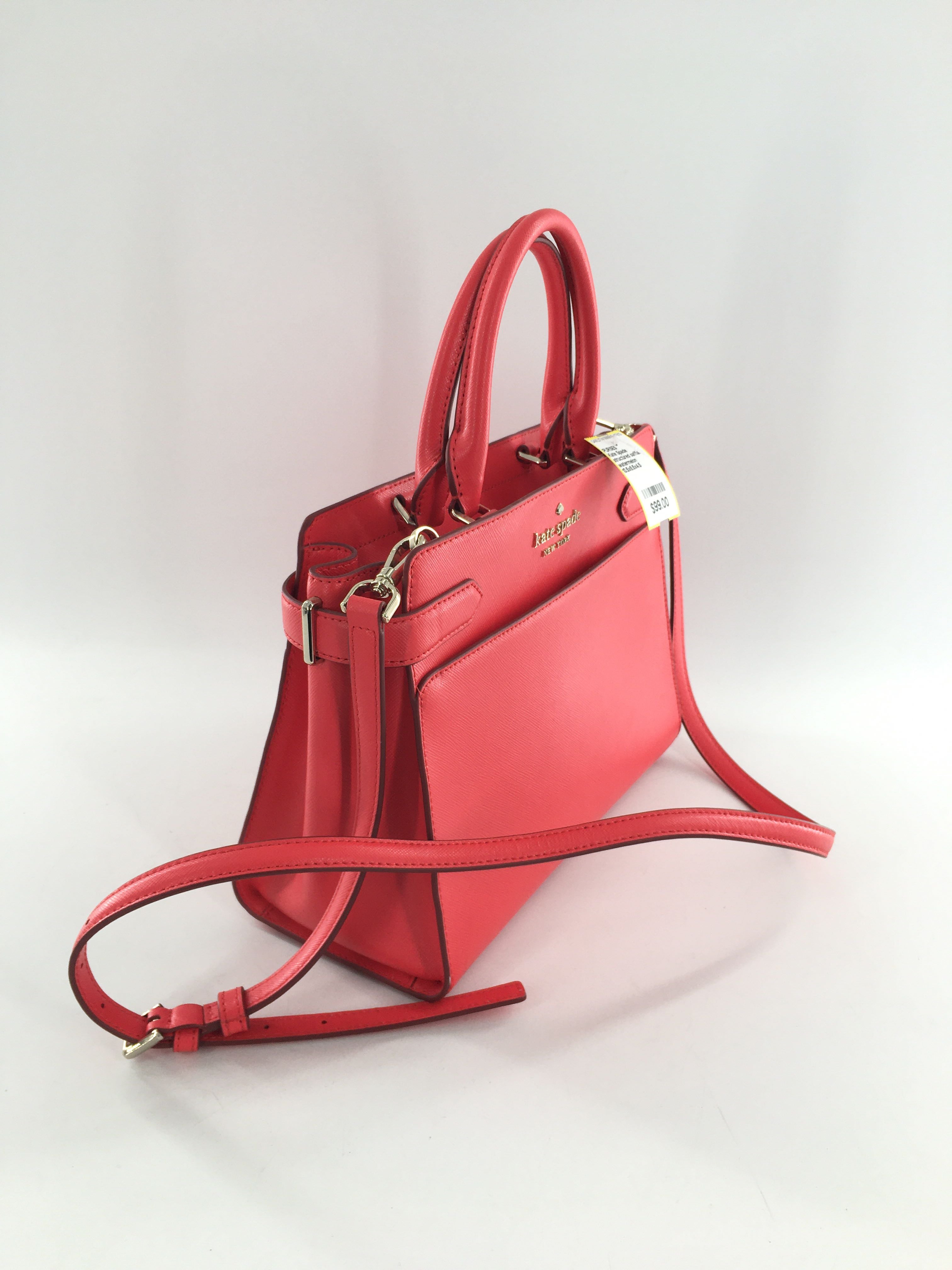 structured saffiano leather satchel
